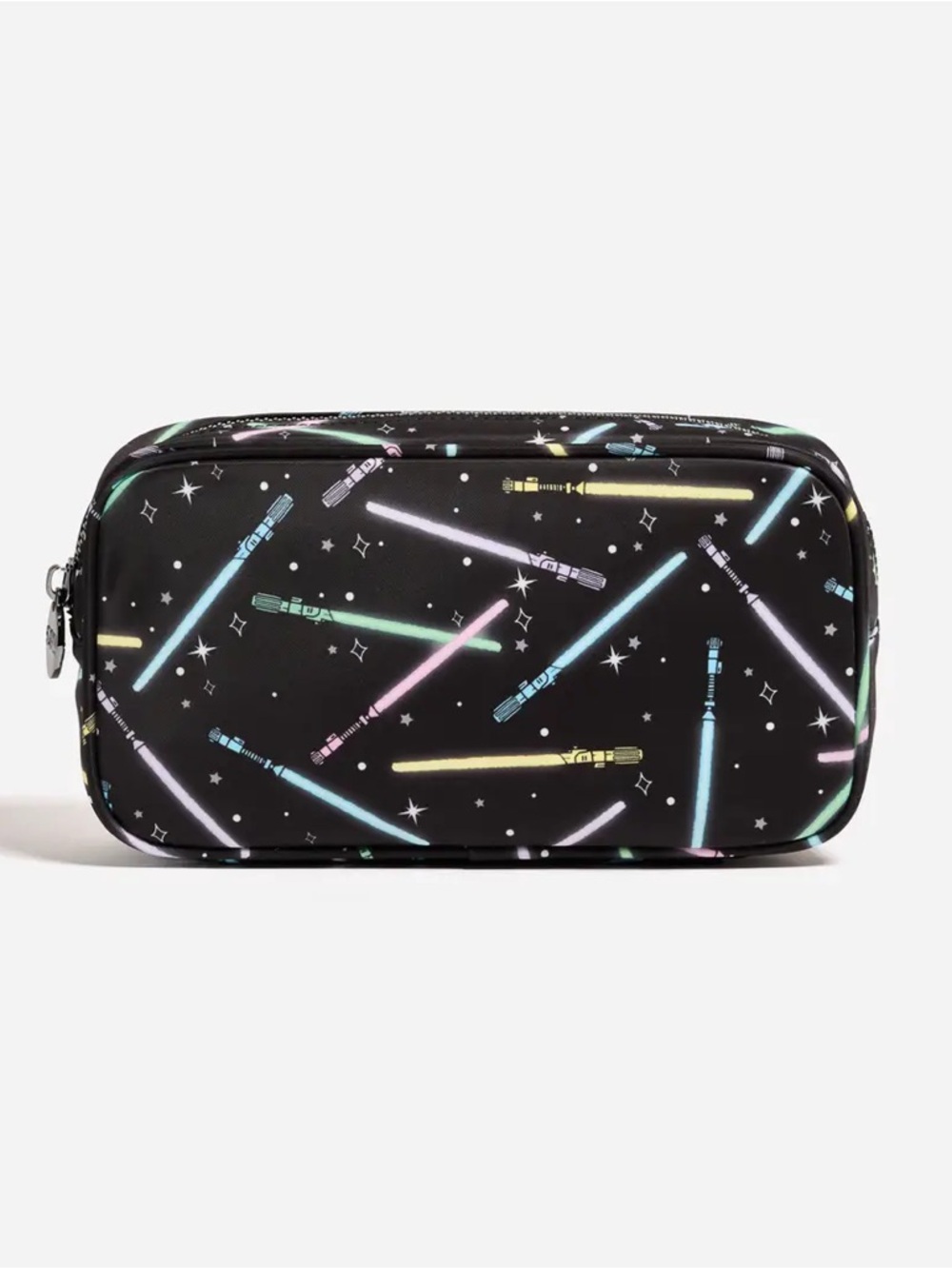 Black Lightsaber Pattern Travel Pouch